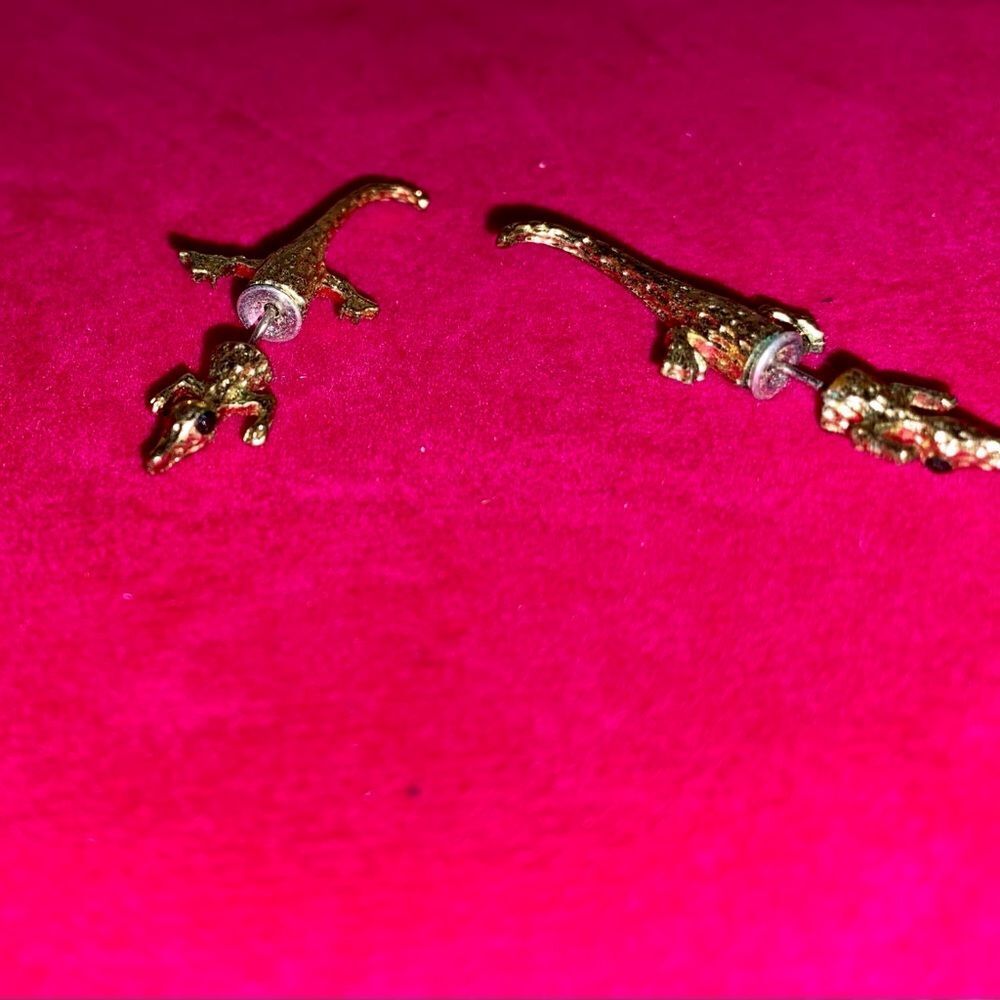 Lizard earrings - Picture 4 of 4